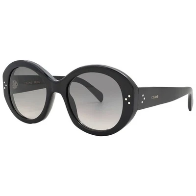 Gafas de sol Celine Bold 3 puntos marrón degradado ovaladas para dama CL40240I 01F 53 Foto 1 de 4