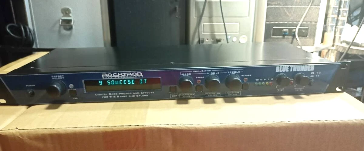 Rocktron Blue Thunder Bass Rack Multi Effect Processor Preamp | eBay