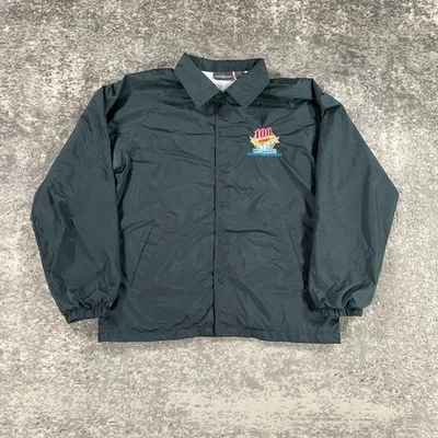 VTG Mrs Bairds Bread Windbreaker Jacket Mens Medium M Blue Lined 100 Anniversary - Image 1 of 4