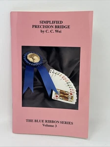 Simplified Precision Bridge by C.C. Wei Blue Ribbon Series Volume 3 Bidding PB - Imagen 1 de 6