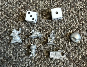 Nightmare Before Christmas Monopoly Gioco Peltro Pezzi Ricambio Originale - Foto 1 di 3
