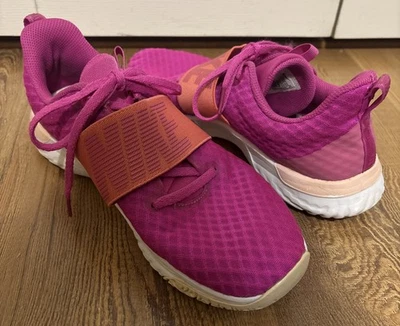 Nike Pink Athletic Shoes w/ Strap Closure Sz 10 Womens Trainer Shoes AR4543-603 - Image 1 of 4