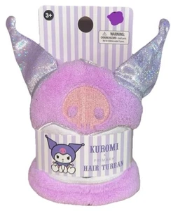 PRIMARK SANRIO  KUROMI HAIR TURBAN TOWEL NEW - Picture 1 of 1