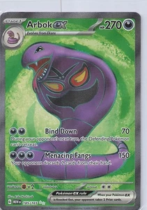 Arbok ex - Ultra Rare SV: Scarlet & Violet 151 185/165 NM Holo - Picture 1 of 2