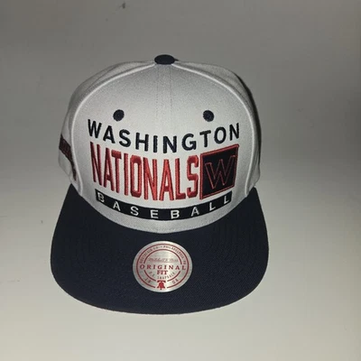 Шляпа Washington Nationals, Mitchell & Ness, Script Cao, красная под полями, бейсболка - Изображение 1 из 4