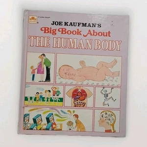 Joe Kaufman's BIG BOOK ABOUT THE HUMAN BODY 1987 Golden Book Hardcover Vintage - Bild 1 von 2