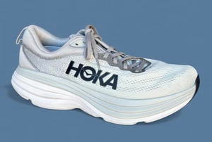 Hoka One One Bondi 8 Schuhe Herren Größe 9,5 grau Laufen Turnschuhe - Bild 1 von 19