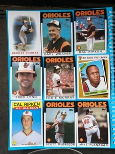 1986 topps Baltimore Orioles complete team set with tradeds (35) NM/MT to MT - Bild 1 von 4