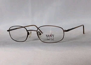 Montatura per occhiali da vista Savvy Eyes 218 marrone 52□20-135 cerniere a molla  - Foto 1 di 4