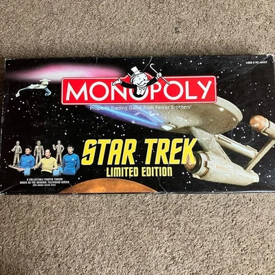 Star Trek Edición Limitada Monopoly con Fichas de Peltre - Completo De Colección 2000 Foto 1 de 4