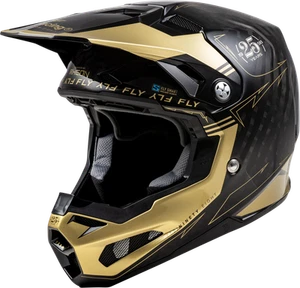 Fly Racing 73-4446XS Formula S Carbon Legacy Helmet (2024) XS Black/Gold - Picture 1 of 1