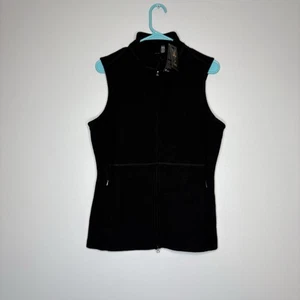 Ibex Women's Carrie Wool Vest Black Outdoor Gorpcore Granola Size Medium - Picture 1 of 10