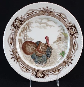 Johnson Brothers Barnyard King Brown Multicolor Dinner Plate - Picture 1 of 4