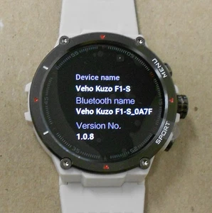 VEHO F1S Kuzo Smart Watch Open Box Fully Functional 0730-01M - Picture 1 of 8