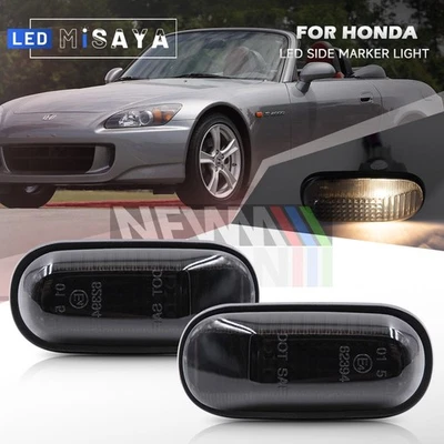 Señal de giro de luz de señalización lateral de guardabarros ahumada para Honda S2000 S2k AP1 AP2 00-09  Foto 1 de 4