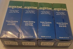 Snorkel Cut Proof Floating Golf Balls by Cayman Co. 1 Dozen OOP "It Floats!" - Picture 1 of 4
