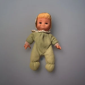 Floppy Tot 8" Fun World Doll Circa 1960’s With Green Outfit - Picture 1 of 10