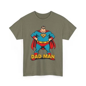 Lustiges T-Shirt Papa Mann Superheld Comic - Herren Vatertag Geschenk Shirt - Bild 1 von 29