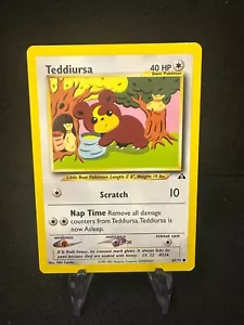 Teddiursa 65/75, 2001 Neo Entdeckung, Pokemon, LP - Bild 1 von 3