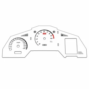 Aprilia ETV 1000 Caponord MPH Replacement Instrument Cluster White Gauge Faces - Bild 1 von 1