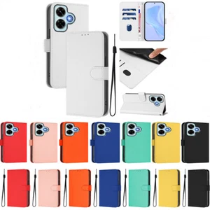 For Redmi Note 14 Pro 13 14 Candy Color PU Leather Wallet Case Phone Case Cover - Picture 1 of 30