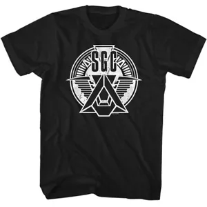 Stargate TV Show Sci Fi Time Travel To Ancient Egypt SGC Emblem 7 Men's T Shirt - Picture 1 of 5