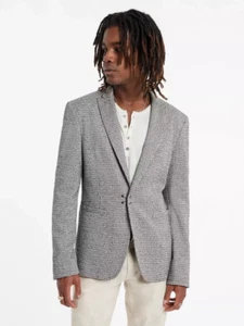 $1498 NWT New John Varvatos Collection Lynn Hook and Bar Blazer Jacket EU44 US34 - Picture 1 of 14