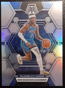2022-23 Panini Mosaic Basketball Silver Prizm #4 - Shai Gilgeous-Alexander
