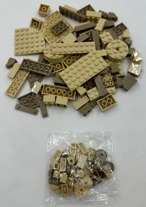 NEW LEGO Assorted Bulk Brick Pack: Tan - Picture 1 of 2