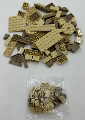 NEW LEGO Assorted Bulk Brick Pack: Tan - Image 1 of 2