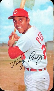 1971 Topps Super #6 Tony Perez LOW GRADE Cincinnati Reds Baseball Card