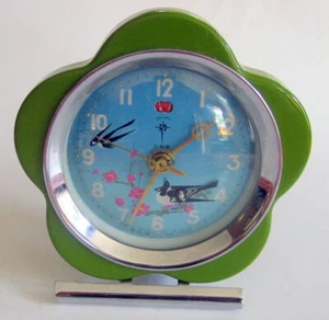 Vintage POLARIS Animated Swallow Bird Alarm Clock China 1970's - Picture 1 of 5