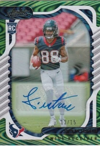 🏈 2022 ABSOLUTE SPECTRUM GREEN AUTO SSP - JOHN METCHIE III RC /15 #117 TEXANS - Picture 1 of 1