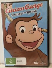 Curious George - Swings Into Spring 2013 Region 2&4  New Sealed Free Post