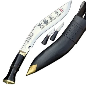 Badges of Gurkha Engraved Service no 1 kukri-Official issue Gurkha khukuri-Nepal - Bild 1 von 7