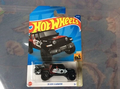 Hot Wheels ’20 Jeep Gladiator 26/250 2022 In Black - Image 1 of 3