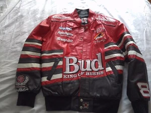 JH Chase Dale Earnhardt Jr Budweiser Lederjacke L - Bild 1 von 8