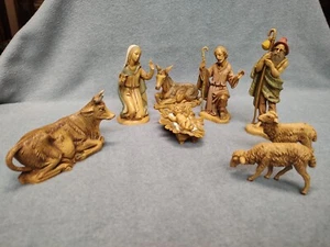Vintage Fontanini Nativity Set Depose Italy Spider mark - Picture 1 of 4