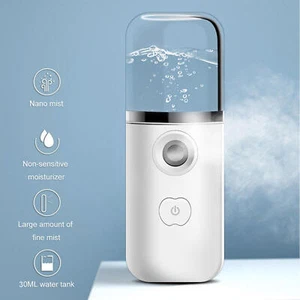 Face Steamer Nano Facial Mister Hydrating Handheld Rechargeabl Cool Mist Sprayer - Picture 1 of 16