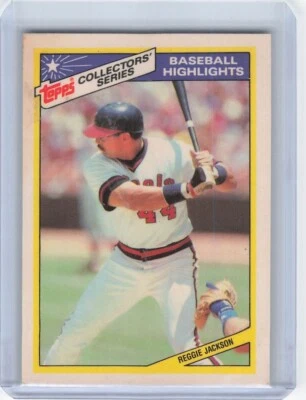 1987 Topps Woolworth Baseball Highlights - #4 Reggie Jackson - Image 1 of 2