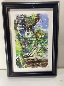 MISHA LENN SERIOLITHOGRAPHIE "COMMONWEALTH IN BLOOM" PROFESSIONELL GERAHMT - Bild 1 von 5