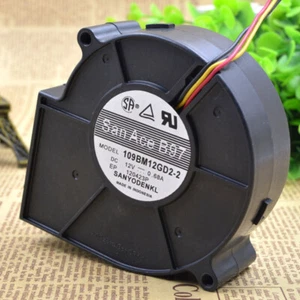 SANYO SAN ACE B97 109BM12GD2-2 12V 0.68A   9cm 9733 Turbo Blower Cooling Fan - Picture 1 of 5