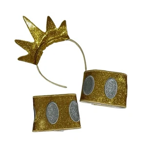 Ursula Halloween Little Mermaid Crown And Arm Band Cuffs Custom Made - Picture 1 of 3