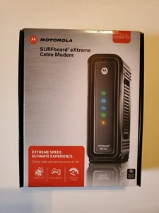 Motorola Cable Modem Surfboard Extreme SB6121 DOCSIS 3.0 NIB FACTORY PLASTIC - Picture 1 of 7