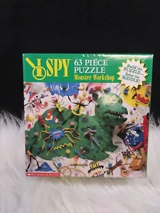 Scholastic I Spy 63 Piece Puzzle Monster Workshop - Picture 1 of 3