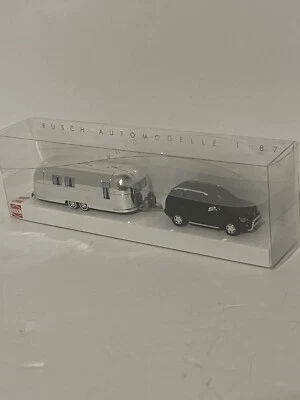 BUSCH 48543 MERCEDES BENZ CLASE M VEHÍCULO SUV W AIRSTREAM TRAILER HO ESCALA 1:87 Foto 1 de 4