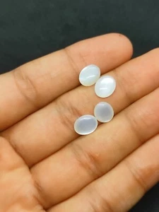 White Moonstone 10x8mm Oval Briolette – Polished Soft Glow - Picture 1 of 3