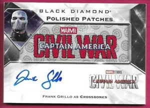2021 UD Black Diamond Marvel FRANK GRILLO as CROSSBONES Patch Autograph 91/99 - Bild 1 von 2