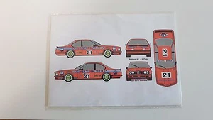 BMW 635 CSI "BOB JANE T MARTS" BATHURST 1985 1/43 DECALS N/ AMR SOLIDO BAYMO - Picture 1 of 3