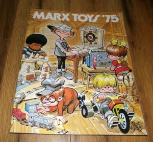 Vintage 1975 Marx Toys Toy Catalog Trains Playsets Johnny West Jack Davis Art - Picture 1 of 15